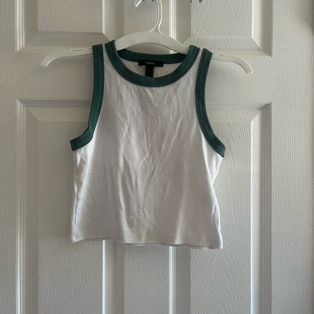 White tank top